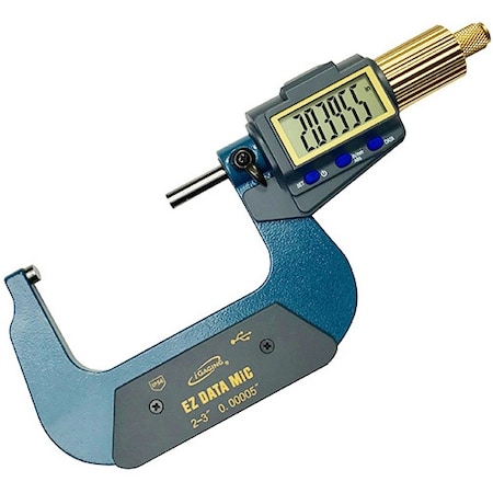 Igaging X-Large Display Electronic Bluetooth Capable Micrometer 2-3"/50-75mm Range, 35-054-U03 35-054-U03